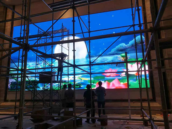 江蘇溫德姆五星級酒店P(guān)4高清LED室內(nèi)顯示屏